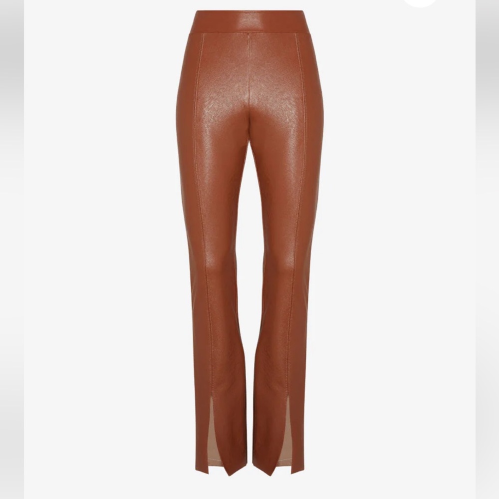 NWT Commando Faux Leather Split Front Hem Pants‎